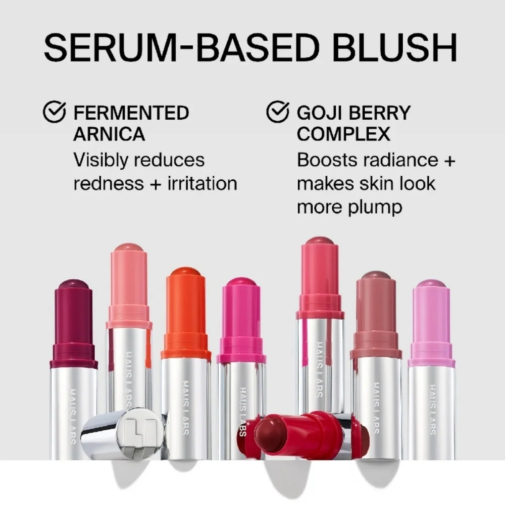 Haus Labs Color Fuse Glassy Blush Balm Glassy Pitaya Brand New in Box